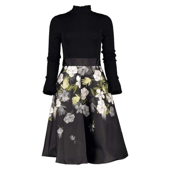 ❌SOLD❌Ted Baker Nerida Opal Print Skirted Dress - Picture 8 of 8